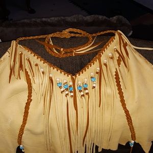 Women's Leather Halter Top